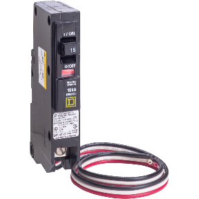 Schneider Electric Powerlink Thermal Magnetic Circuit Breaker; 1-Pole; 15A; 120/240VAC; Lever; Box Lug Terminal; UL 489